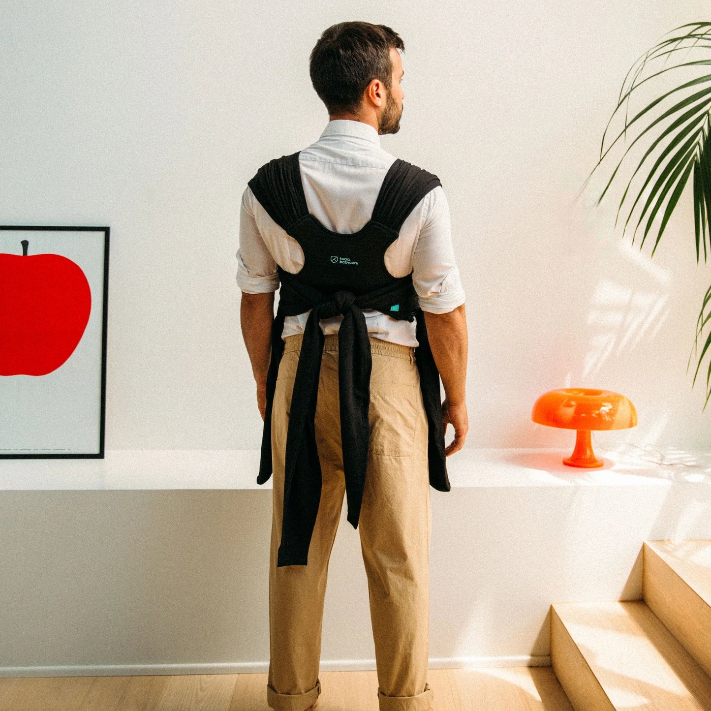 Fascia porta bebè - Koala cuddle band 2, nera