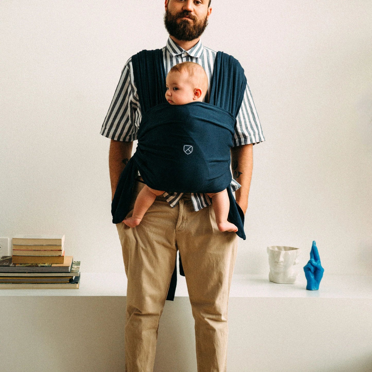 Fascia porta bebè - Koala cuddle band 2, blu