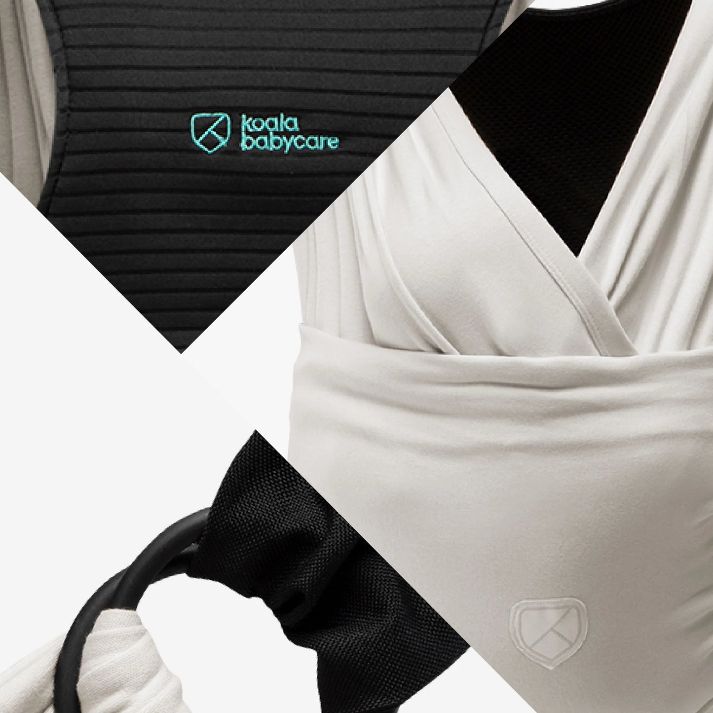 Fascia porta bebè - Koala cuddle band, grigio chiaro