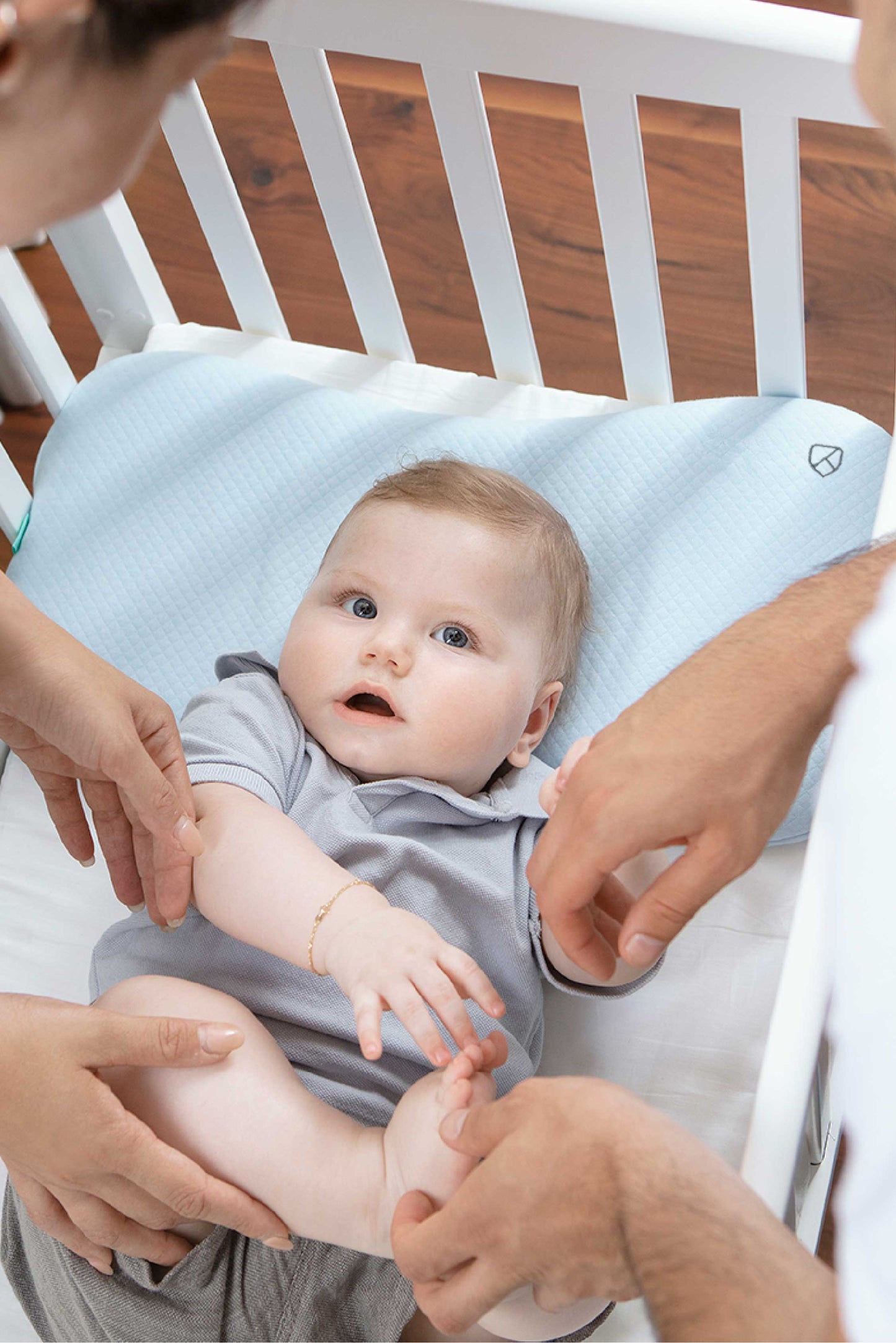 Cuscino per testa piatta, Pefect Head Maxi - Celeste