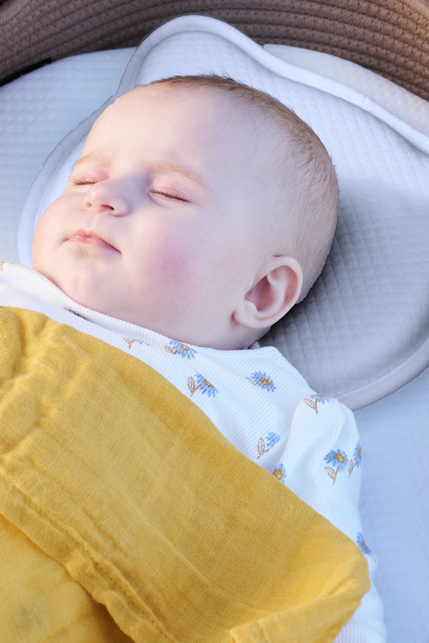 Cuscino per testa piatta, Perfect Head - Grey