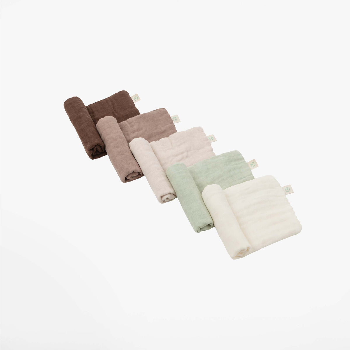 Set mussole - 30x30 - Cozy - Bamboo