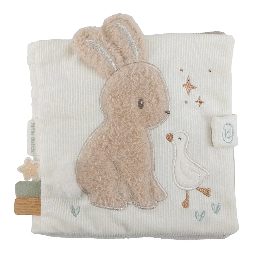 Little Dutch - Libro morbido multi-attività baby bunny e little goose