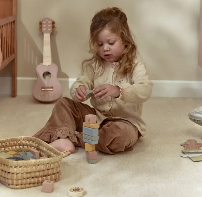 Little Dutch - Cubetti da costruzione Safari