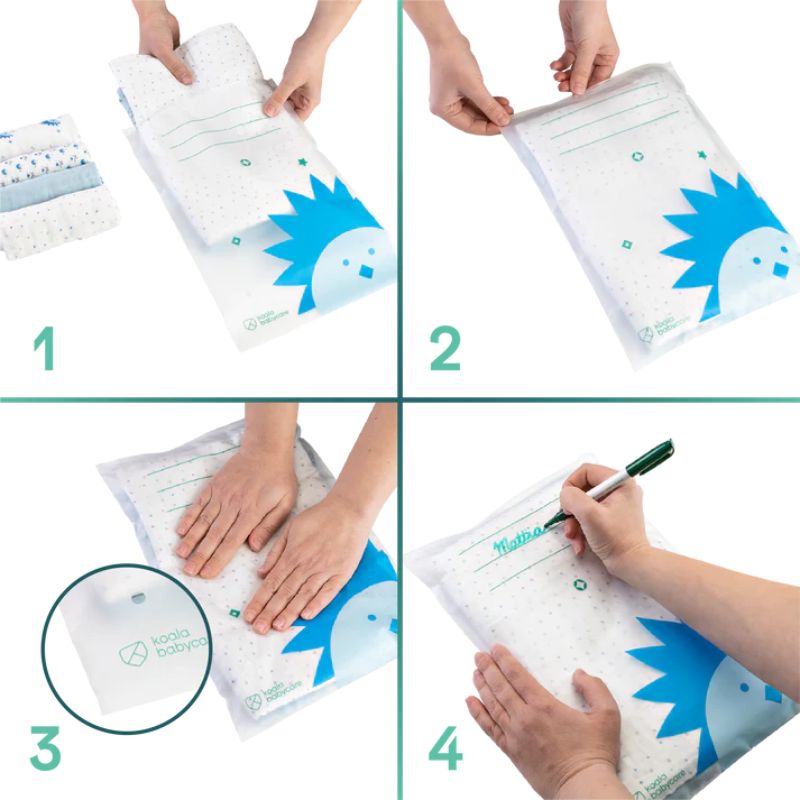 Set 12 bustine corredino neonato