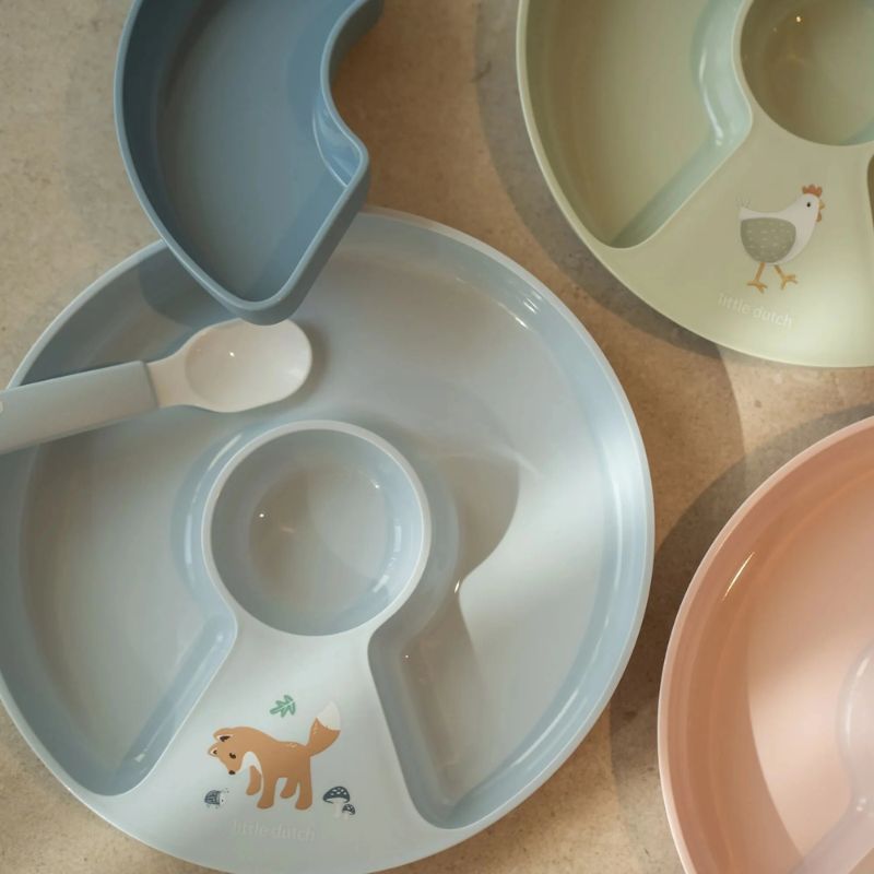 Little Dutch - Piatto con divisori Forest Friends