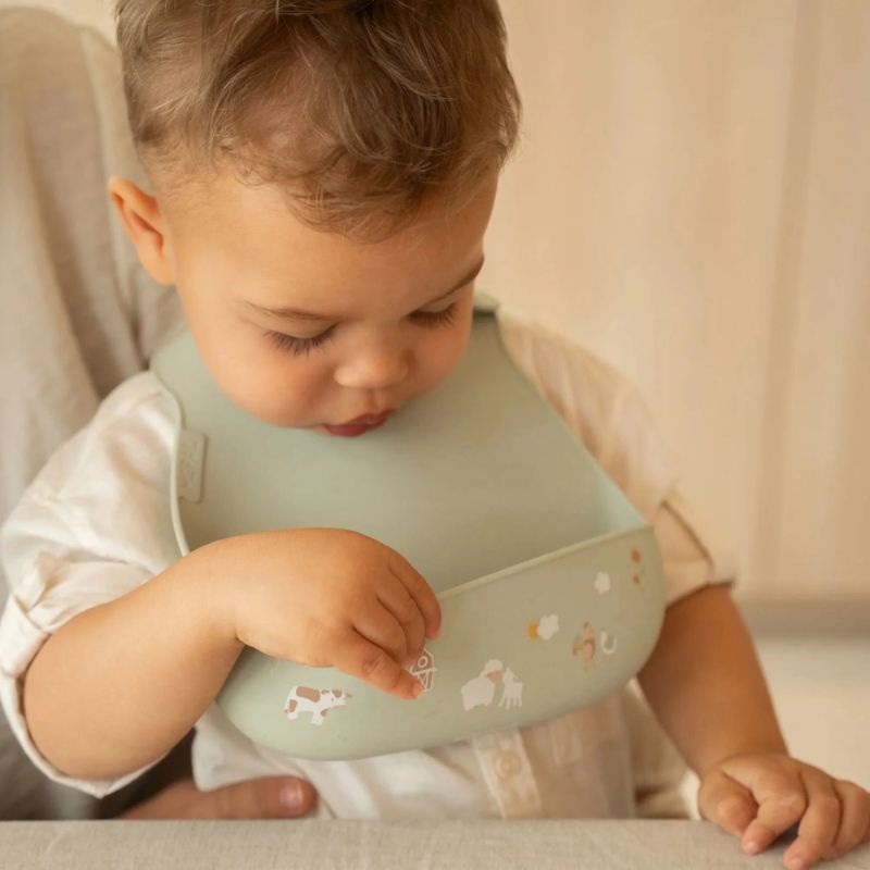 Little Dutch - Bavaglino in silicone little farm