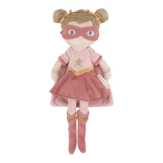 Little Dutch - Bambola morbida Supereroe Rosa 35cm