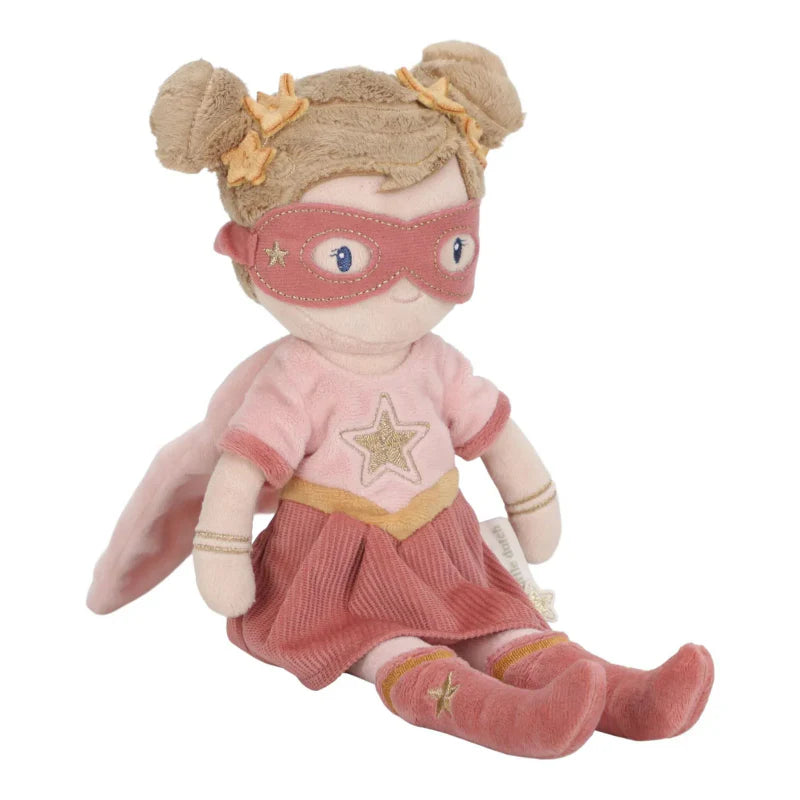 Little Dutch - Bambola morbida Supereroe Rosa 35cm