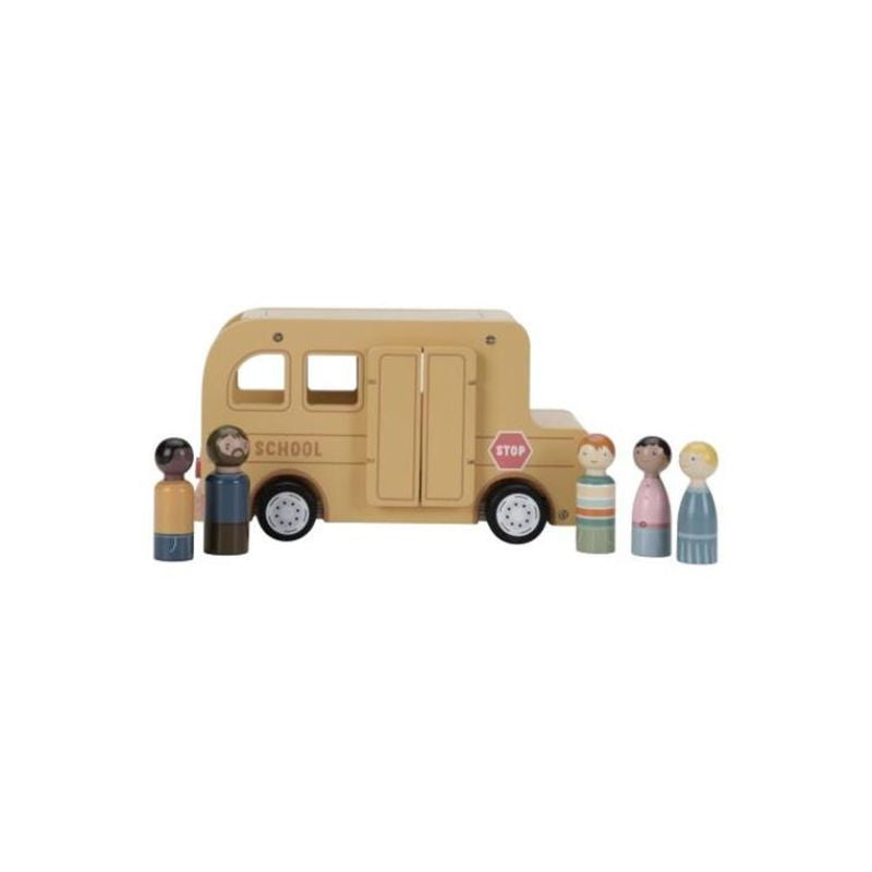Little Dutch - Scuola bus con personaggi