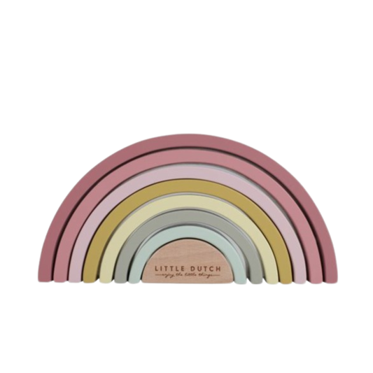 Little Dutch - Arcobaleno in Legno Rosa