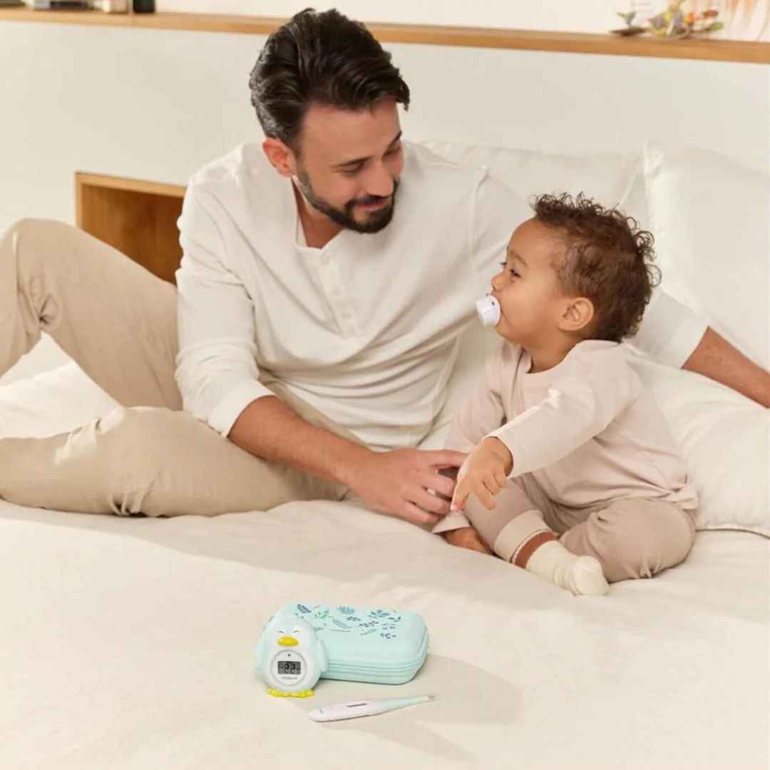 Miniland - Set di 3 termometri con astuccio bear