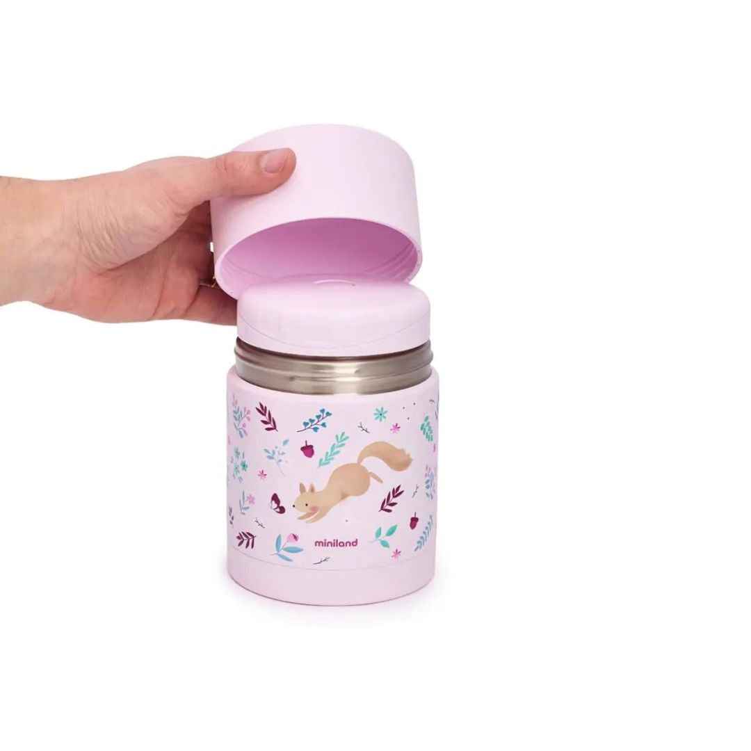 Miniland - Thermos portapappa Squirrel da 600ml