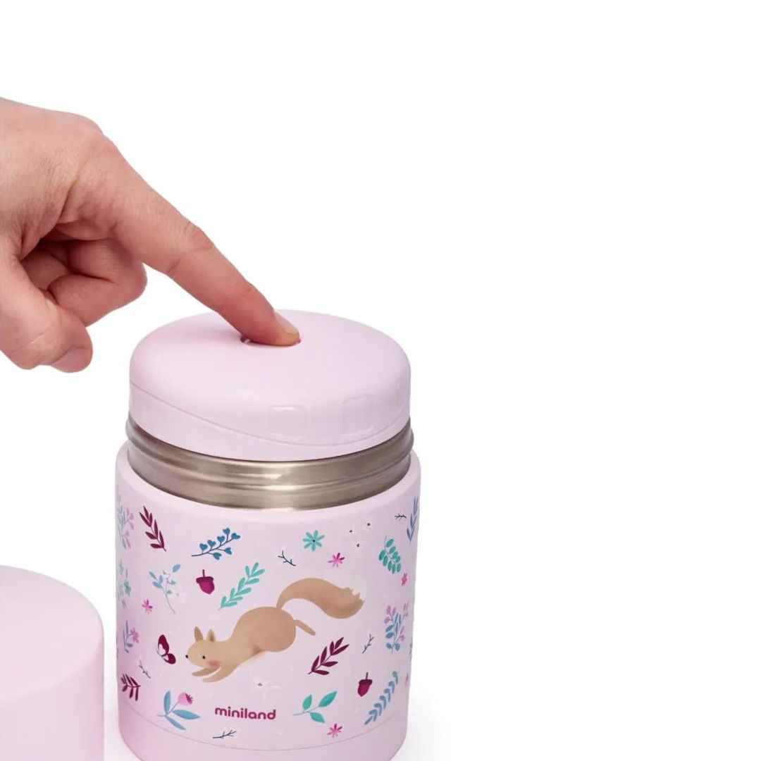 Miniland - Thermos portapappa Squirrel da 600ml