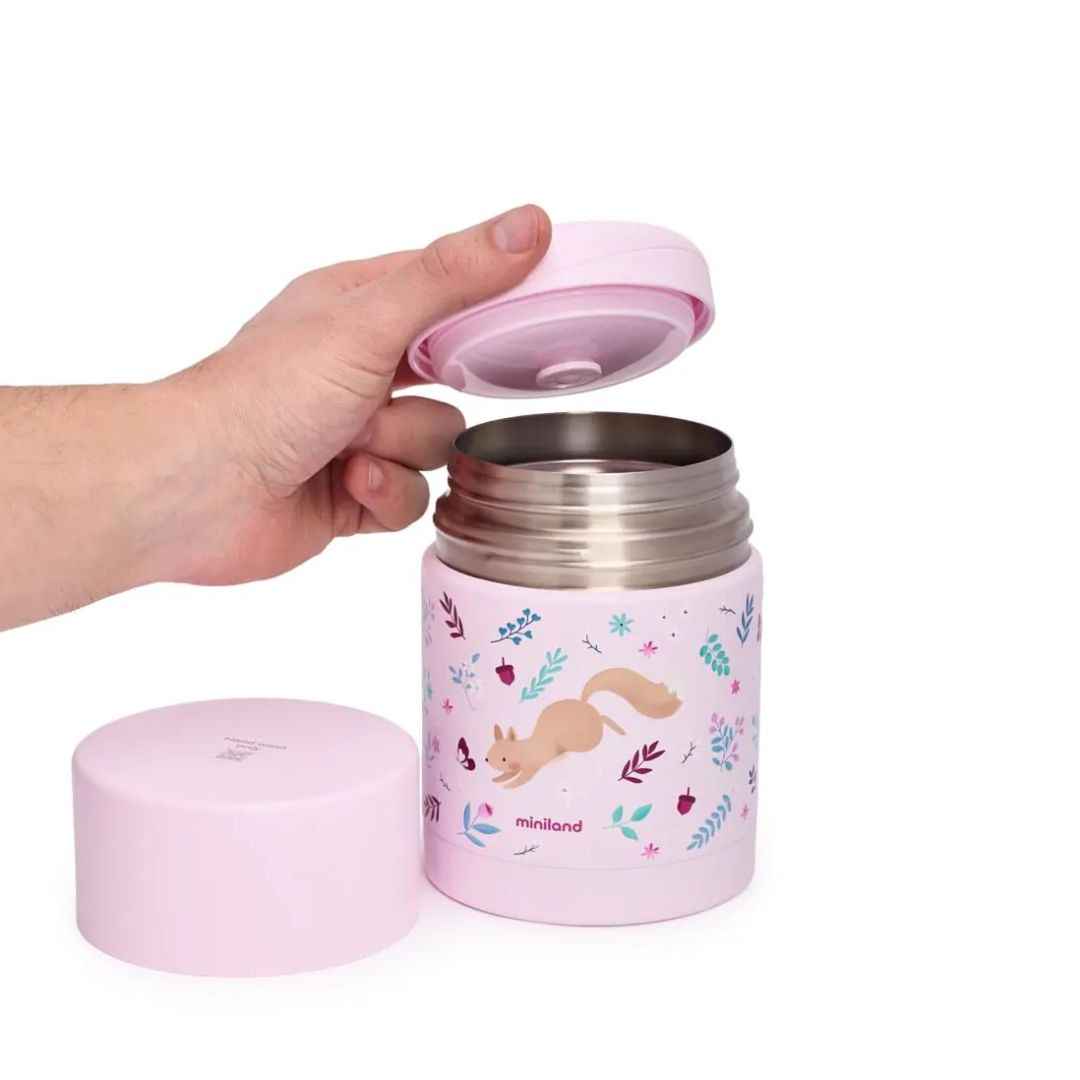 Miniland - Thermos portapappa Squirrel da 600ml