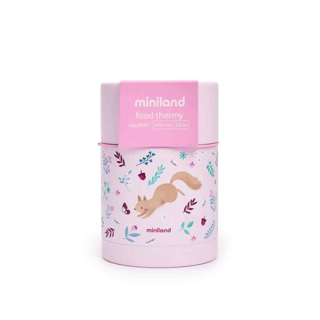 Miniland - Thermos portapappa Squirrel da 600ml