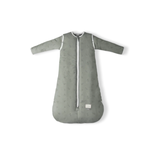 Nuvita - Sacco nanna con o senza maniche verde floral 6-18m