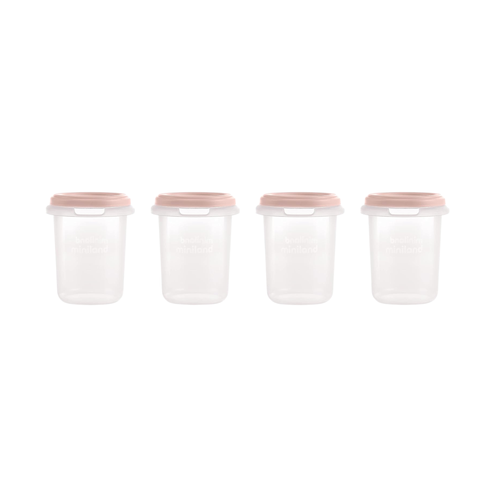 Miniland - Set 4 contenitori blush da 250ml