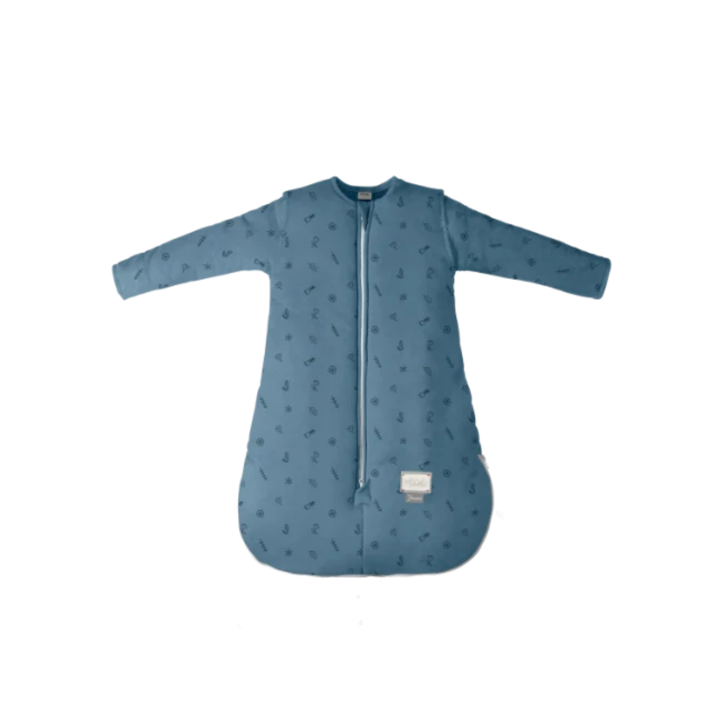 Nuvita - Sacco nanna con o senza maniche powder blu 0-6m