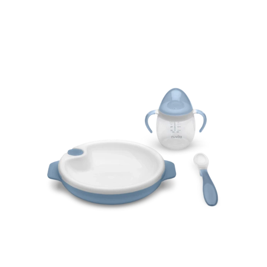 Nuvita - Set pappa 6m+ powder blu