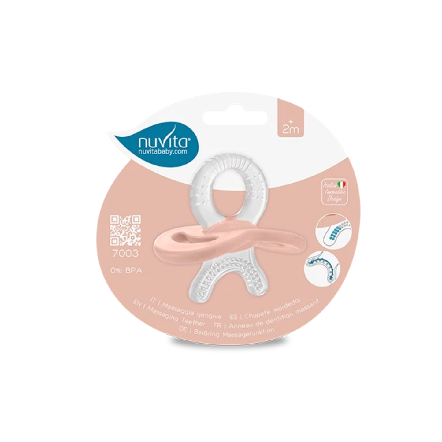 Nuvita - Massaggiagengive 2m+ English rose