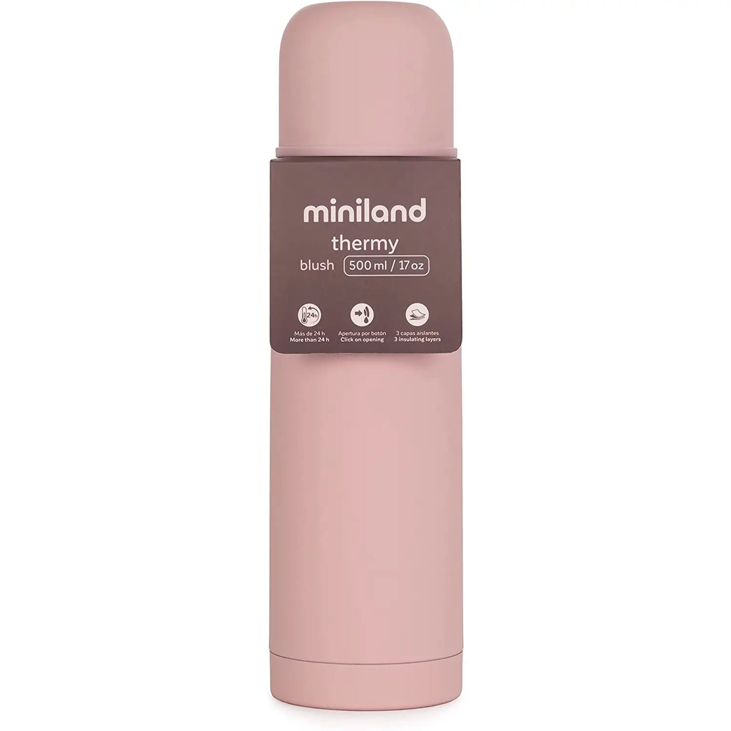 Miniland - Thermos per liquidi rosa 500ml