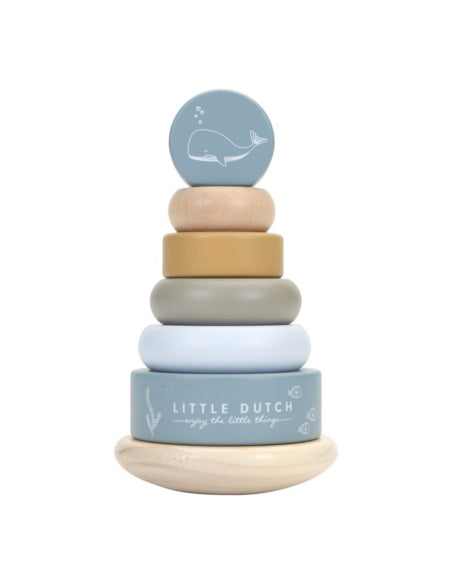 Little Dutch - Anelli da impilare Ocean Blu - Cokkoala