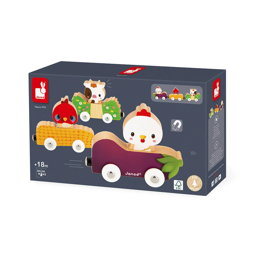 Janod - Animali della fattoria magnetici