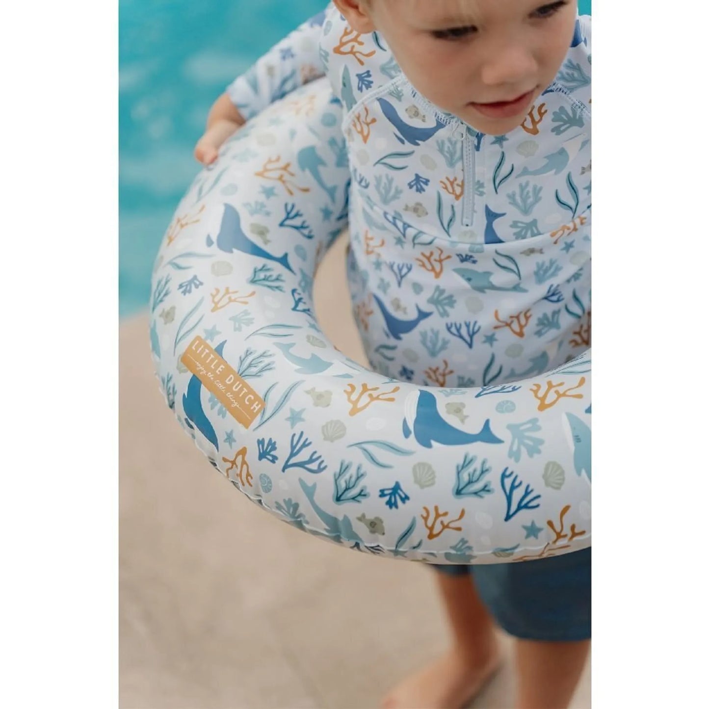 Little Dutch - Ciambella gonfiabile 50cm blu