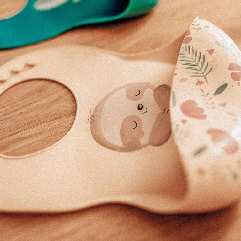 Sassi Junior Bavaglino in silicone bradipo