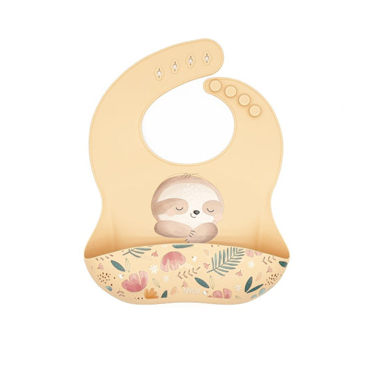 Sassi Junior Bavaglino in silicone bradipo