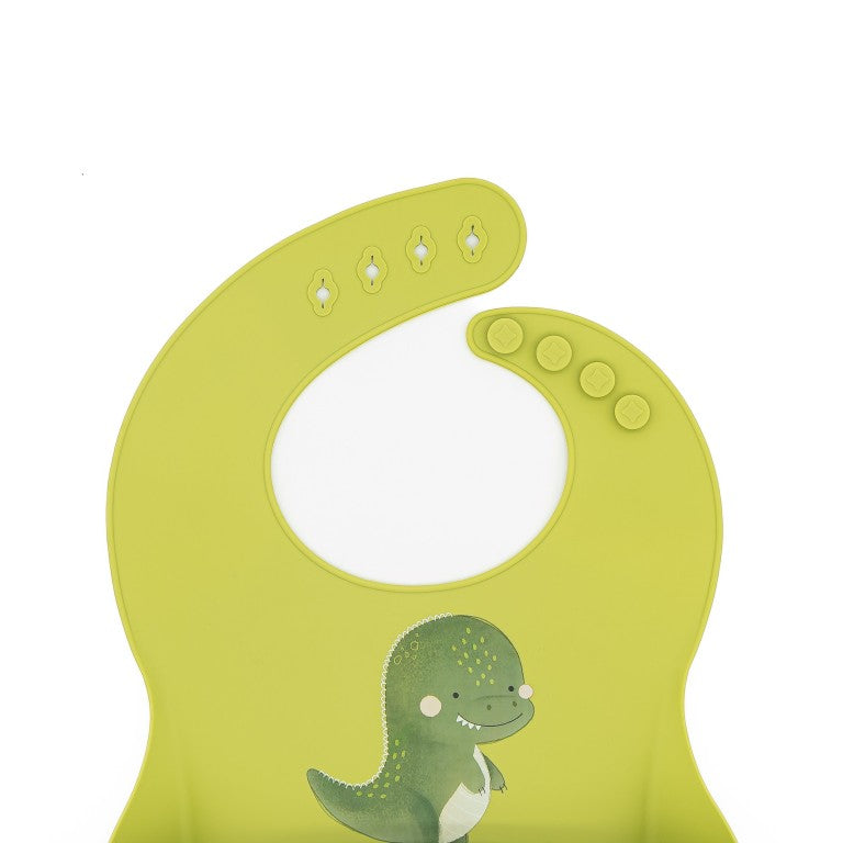 Sassi Junior Bavaglino in silicone dinosauro