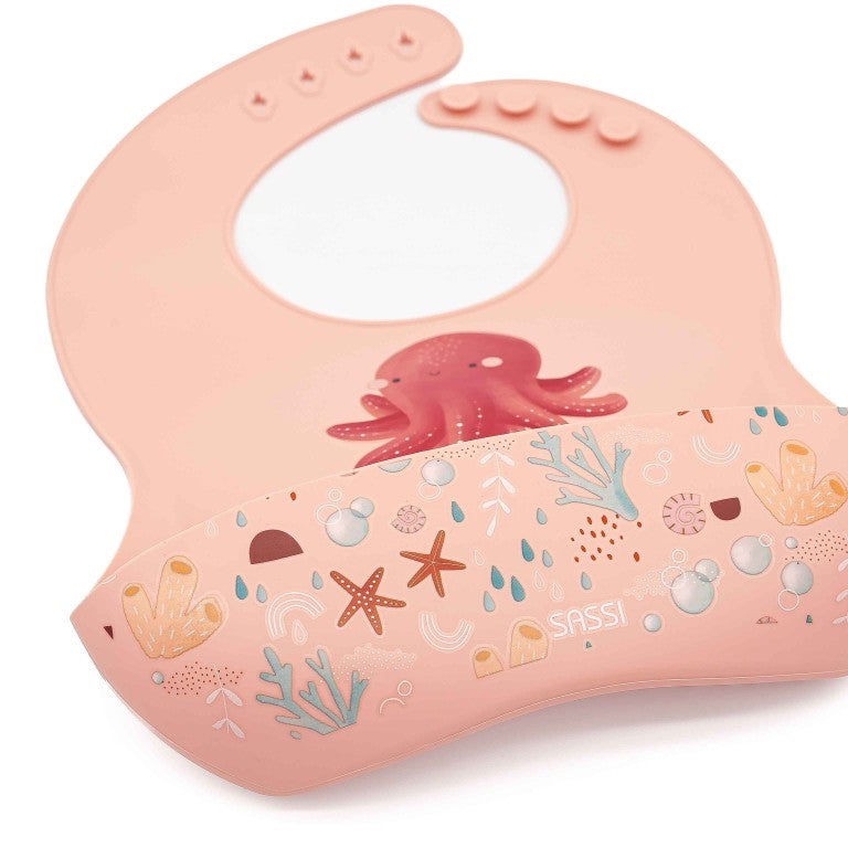 Sassi Junior Bavaglino in silicone polpo