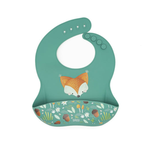 Sassi Junior Bavaglino in silicone volpe