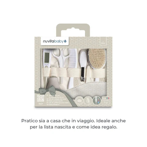Nuvita - Kit igiene con termometro beige