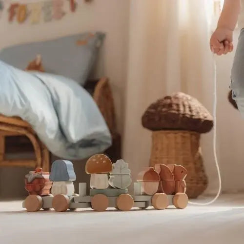 Little Dutch - Trenino con costruzioni scoiattolo