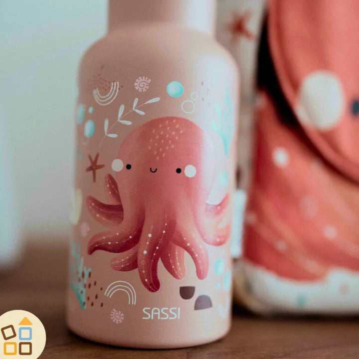 Sassi Junior Borraccia termica in acciaio polpo 350ml