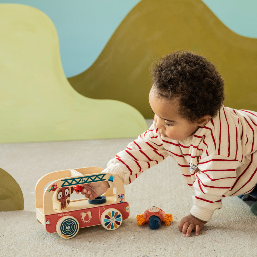 Lilliputiens - Jack camion dei pompieri rotante