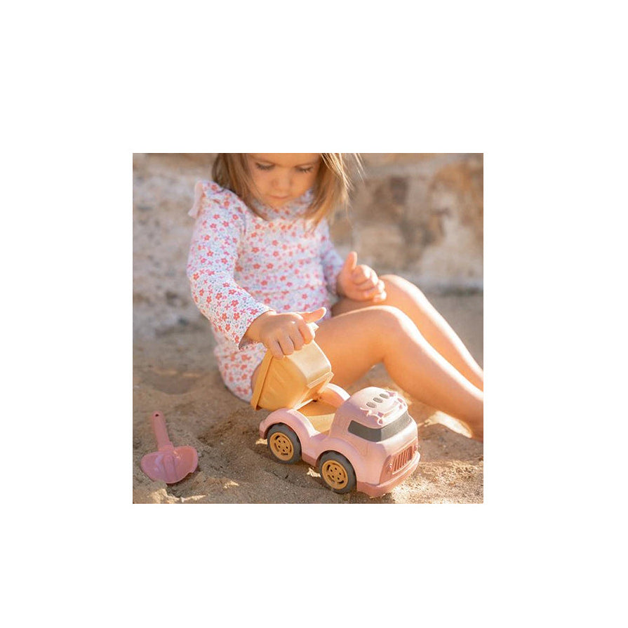 Little Dutch - Truck per il mare rosa 17cm