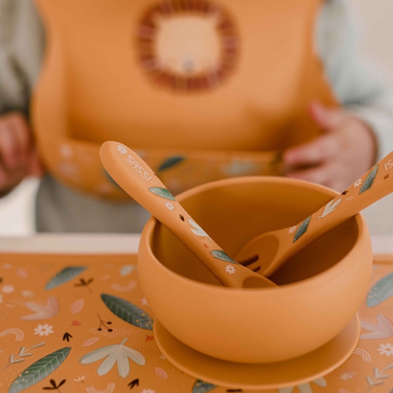 Sassi Junior Ciotola in silicone leone