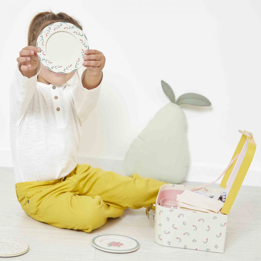 Janod - Nonna Sole - Servizio da tavola con valigetta