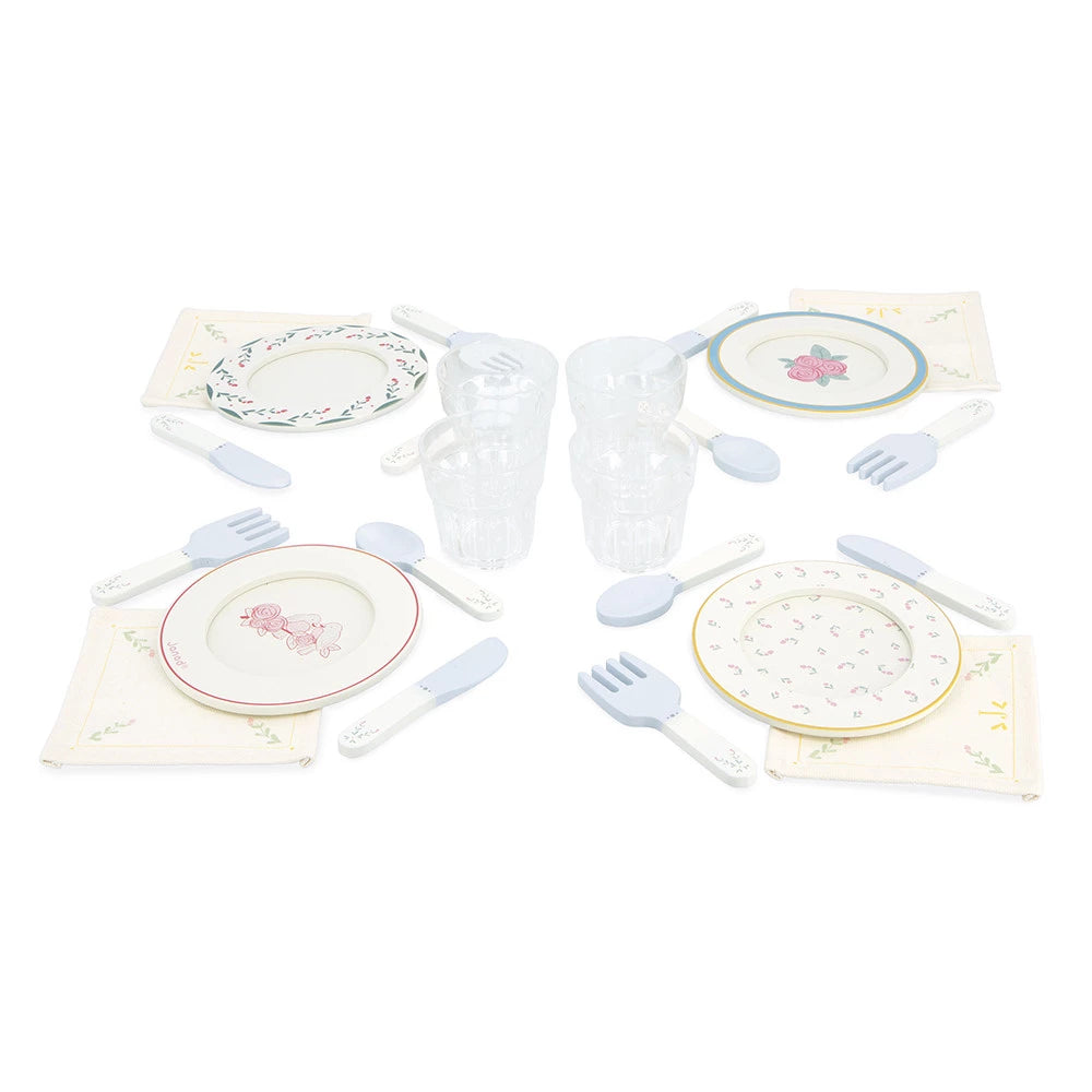 Janod - Nonna Sole - Servizio da tavola con valigetta