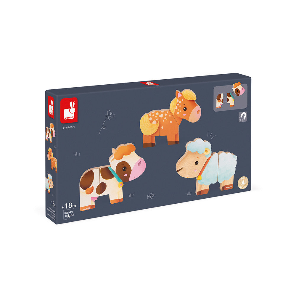 Janod - Funny magnets fattoria