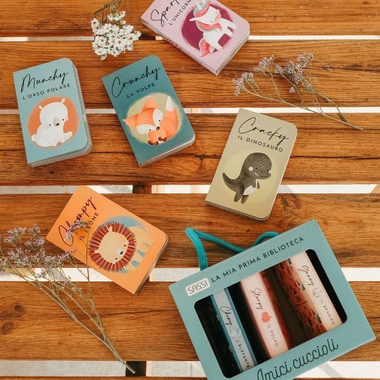 Sassi Junior - La mia prima biblioteca, Amici cuccioli