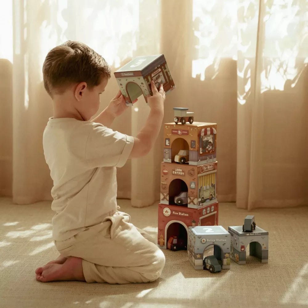 Little Dutch - Torre impilabile con 6 auto
