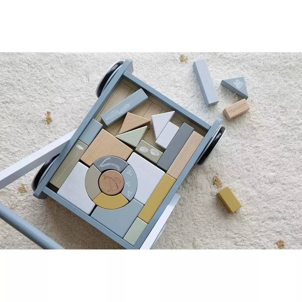 Little Dutch - Carrettino primi passi con costruzioni ocean