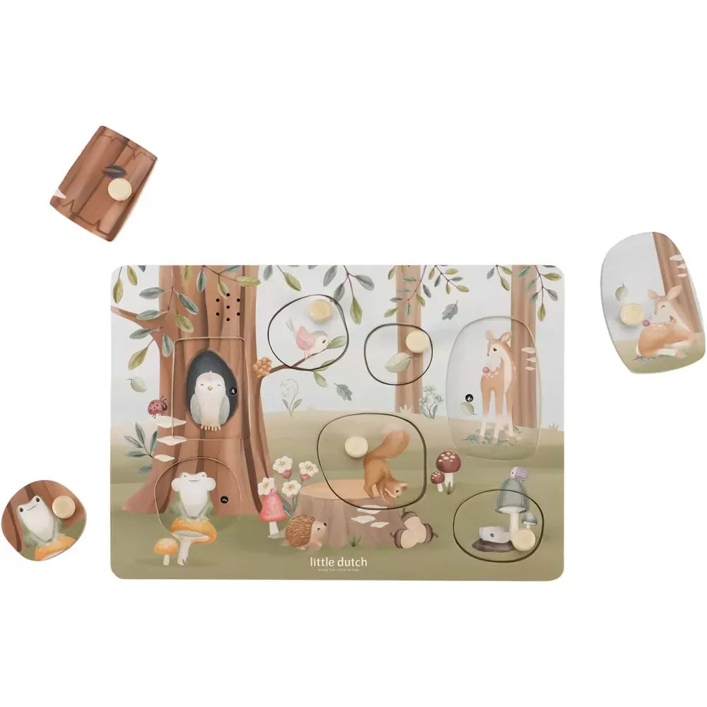 Little Dutch - Puzzle sonoro Forest Friends