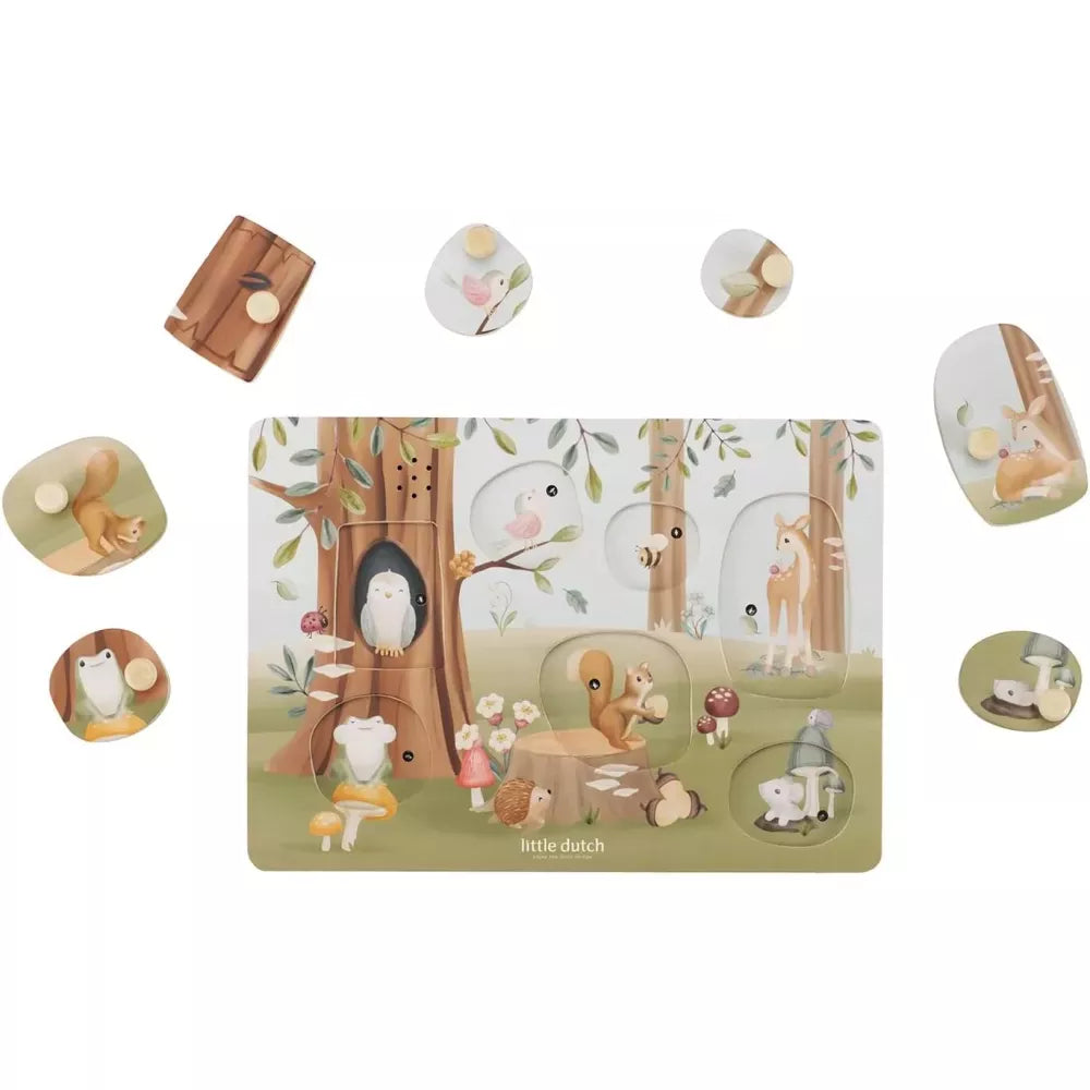 Little Dutch - Puzzle sonoro Forest Friends