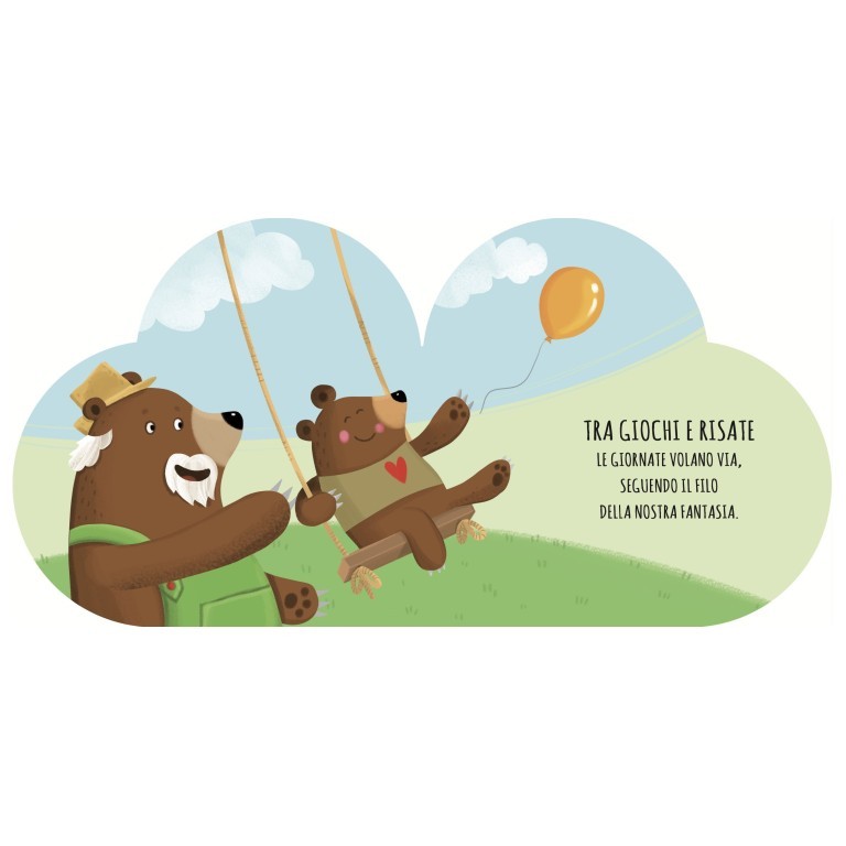 Sassi Junior - Libri sagomati, Con amore nonno