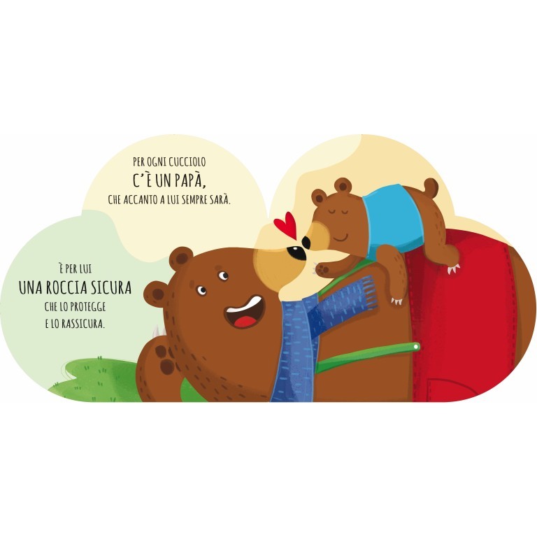 Sassi Junior - Libri sagomati, Con amore papà